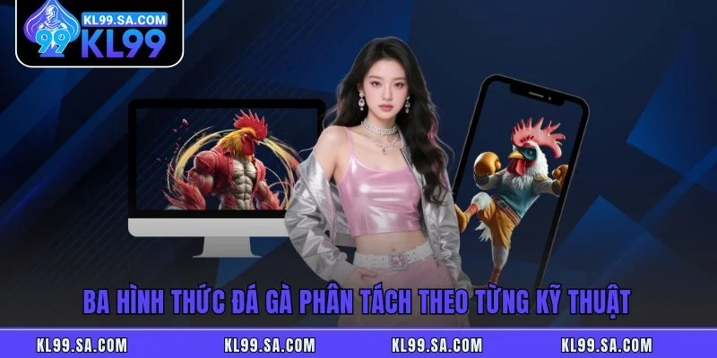 Ba hình thức đá gà phân tách theo từng kỹ thuật Ba hình thức đá gà phân tách theo từng kỹ thuật